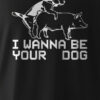 Grafica I Wanna Be Your Dog ispirata al brano degli Stooges